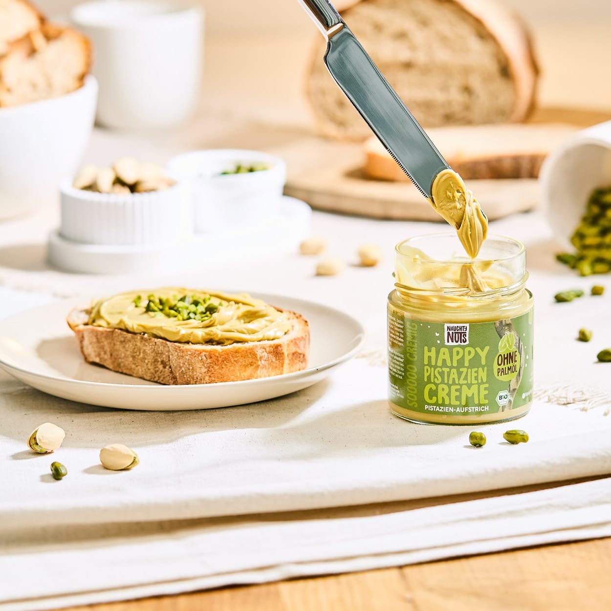 Naughty Nuts Brotaufstrich Happy Pistazien Creme