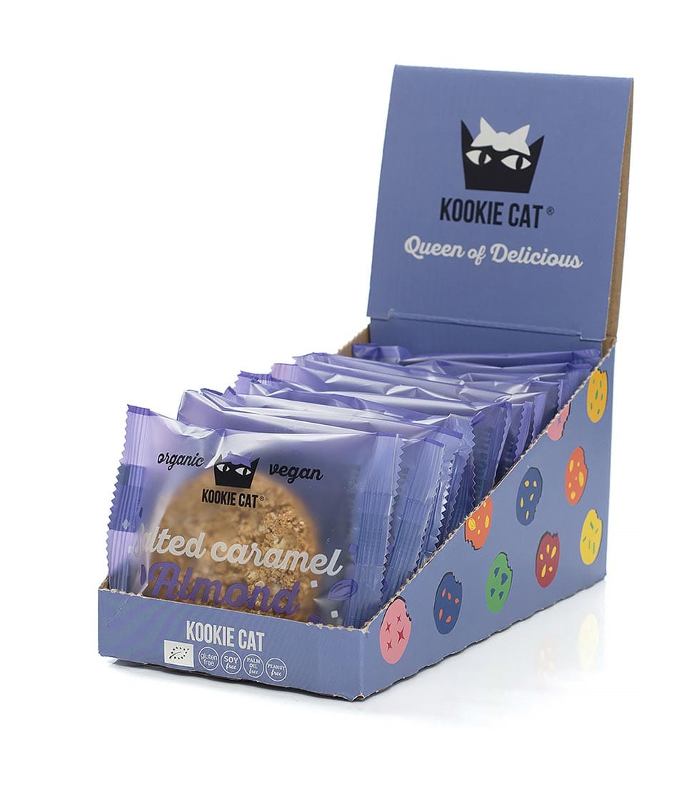 Kookie Cat Cookie Bio Cookie Salted Caramel & Mandel