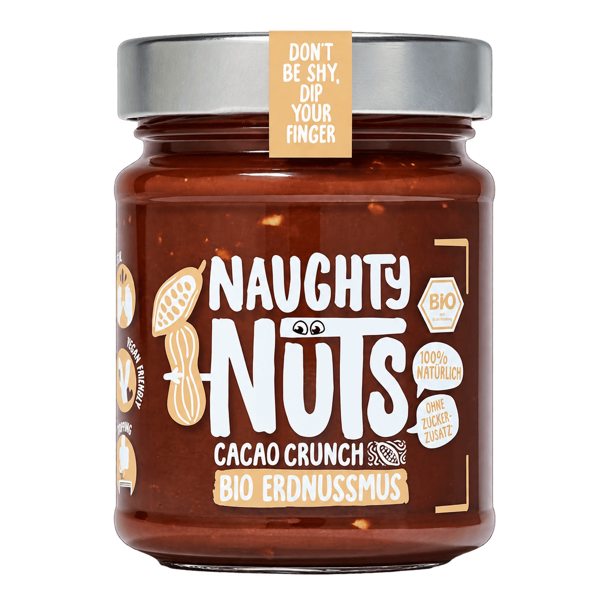 Bio Erdnussmus Cacao Crunch