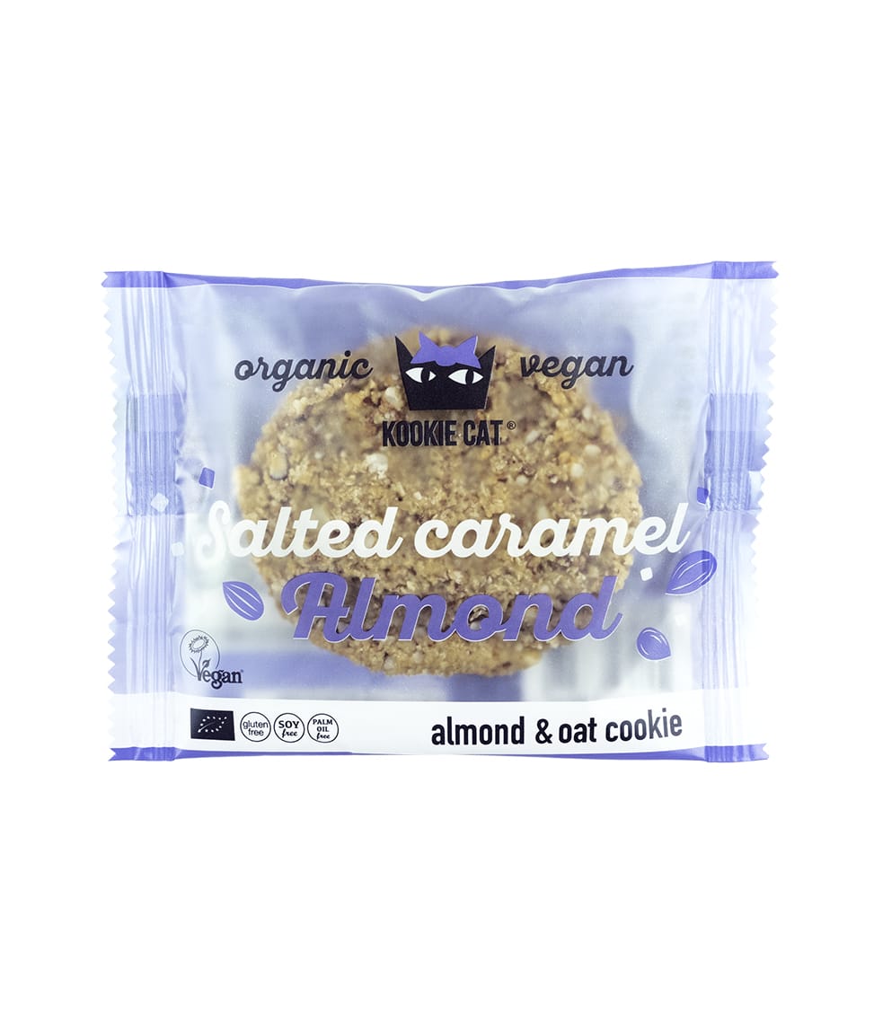 Kookie Cat Cookie Bio Cookie Salted Caramel & Mandel
