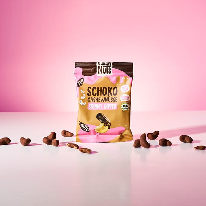 Bio Schoko-Cashews (skinny dipped) - 10er Box