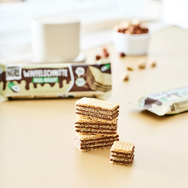 Naughty Nuts Waffelschnitte Bio Waffelschnitte Nuss-Nougat
