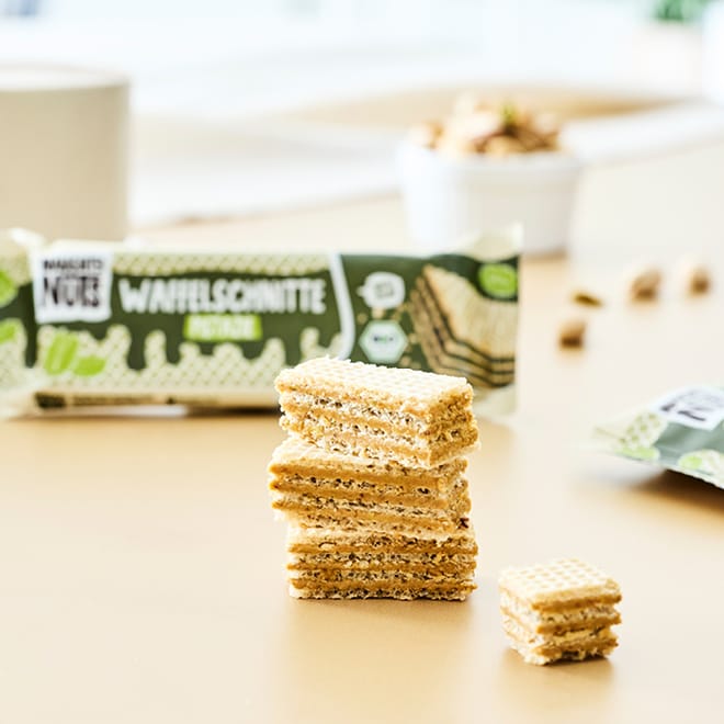 Naughty Nuts Waffelschnitte Bio Waffelschnitte Pistazie