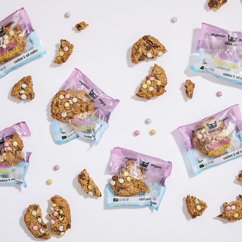 Bio Cookie Lil Monster mit Schokolinsen