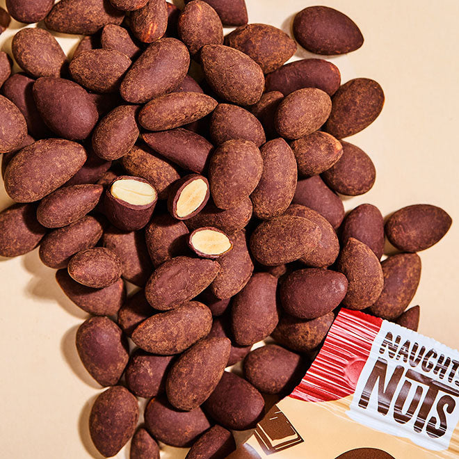 Bio Schoko-Mandeln (skinny dipped) - 10er Box