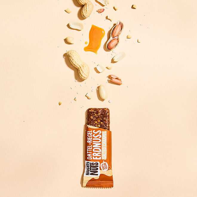 Bio Dattel-Riegel Erdnuss Salted Caramel
