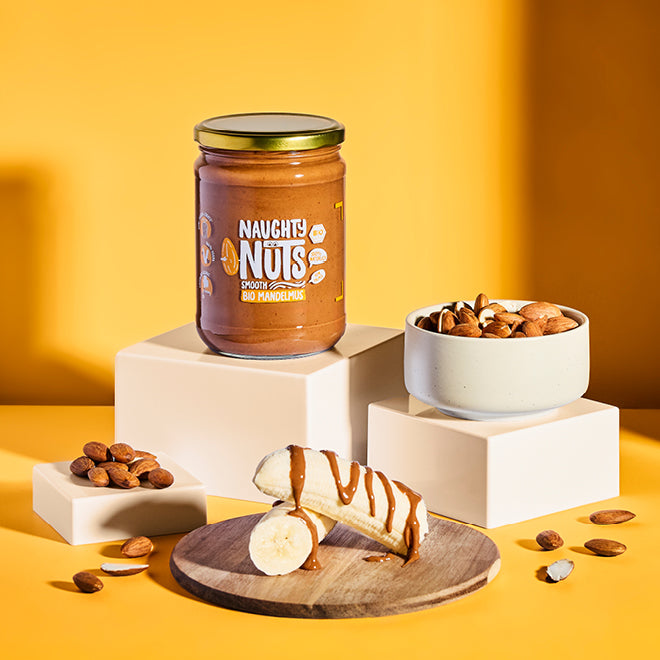 Bio Mandelmus Smooth (500g Glas)