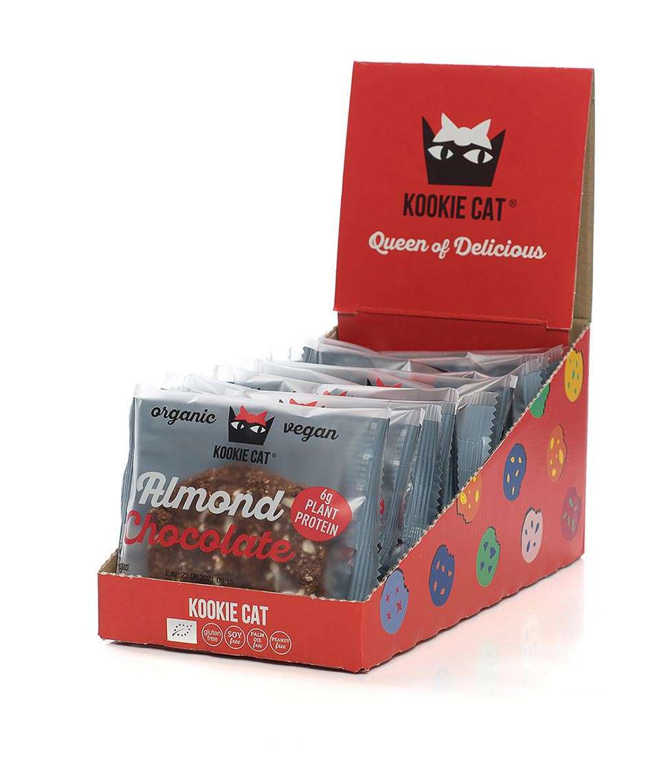 Kookie Cat Cookie Bio Cookie Protein & Dunkle Schokolade