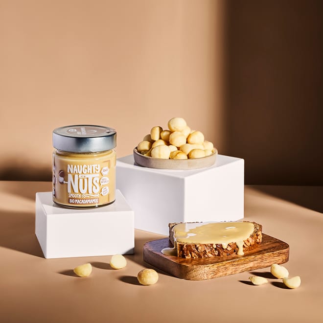 Naughty Nuts Nussbutter Bio Macadamiamus Smooth