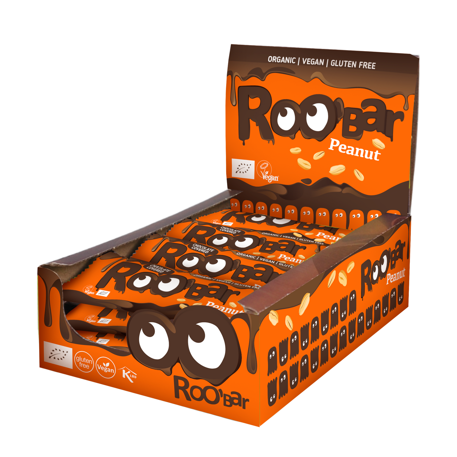 Bio Schokoriegel mit Erdnuss (16 Riegel)