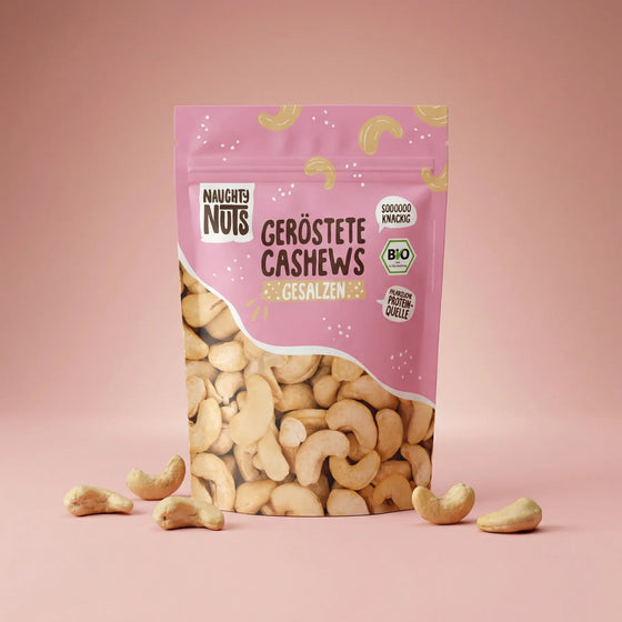 Geröstete Cashews gesalzen