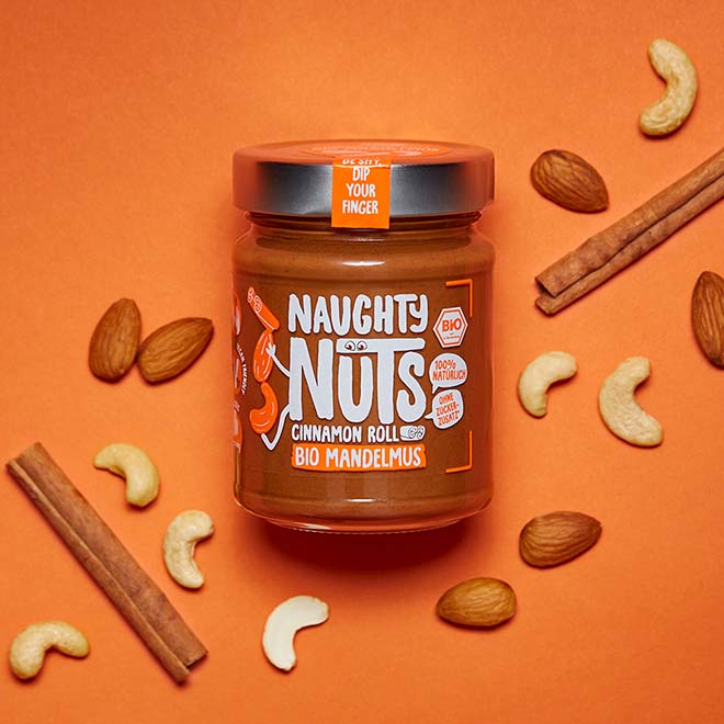 Bio Mandelmus Cinnamon Roll